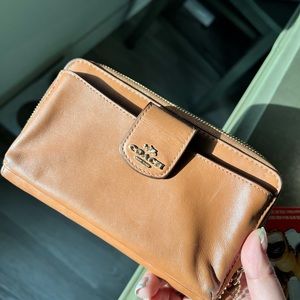Coach Wallet with wrist strap